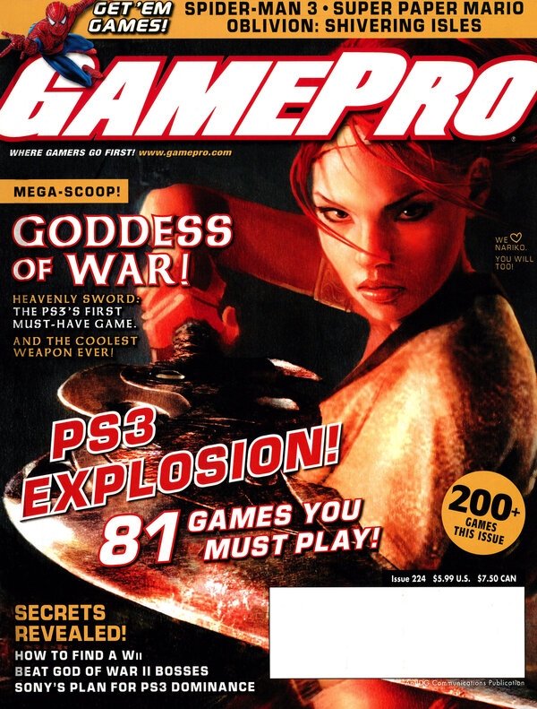 GamePro Issue 224 (May 2007) cover